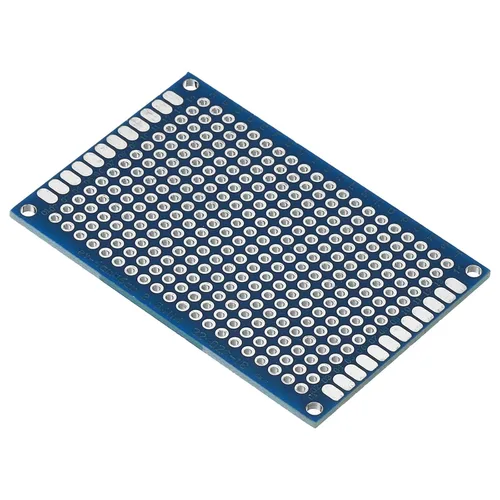 Vista 4 de PATIKIL Placa PCB de doble cara de 2.4 x 1.6 in, 20 piezas de 0.063 in de grosor, placa de circuito PCB FR-4 Perfboard para experimentos