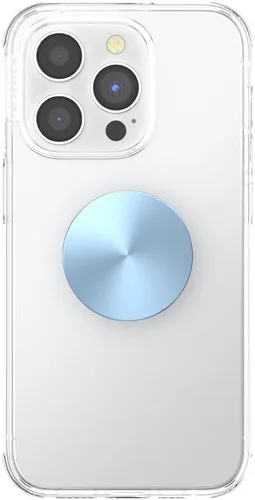 Vista 3 de PopSockets - Agarre para teléfono con soporte expandible, agarre adhesivo, suspiro azul