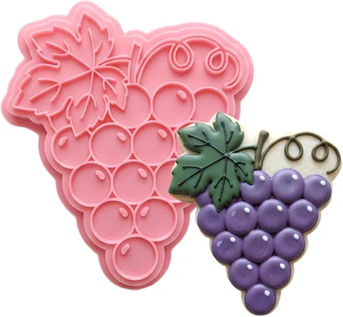 Vista 20 de Apple Cookie Cutters with Embosser Stamp 3D Printed PLA Citrus Fruit Shape 3 Inch Summer Citrus Party Birthday Baking Supplies