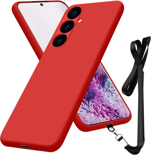 Vista 9 de Funda compatible con Samsung Galaxy A13 5G de 6.5 pulgadas, funda protectora de cuerpo completo de silicona suave, correa de cordón para el cuello