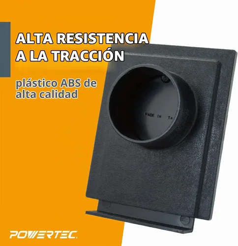 Vista 6 de POWERTEC 70133-P2 - Puerta de explosión de 2-1/2 pulgadas para colector de polvo, accesorios de recolección de polvo, paquete de 2