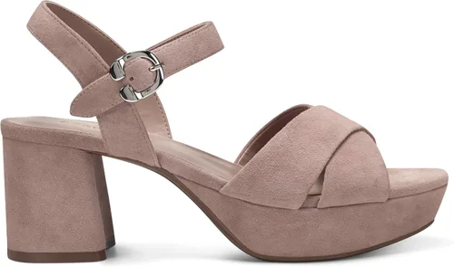 Vista 2 de Aerosoles Sandalia de tacón elegante para mujer, rubor, 6 de ancho, Rosa (Blush)