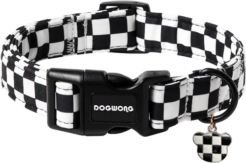 Vista 72 de DOGWONG Collar de perro de San Valentín, collar de perro con estampado de corazones para perros grandes, lindos collares de primavera, hembra