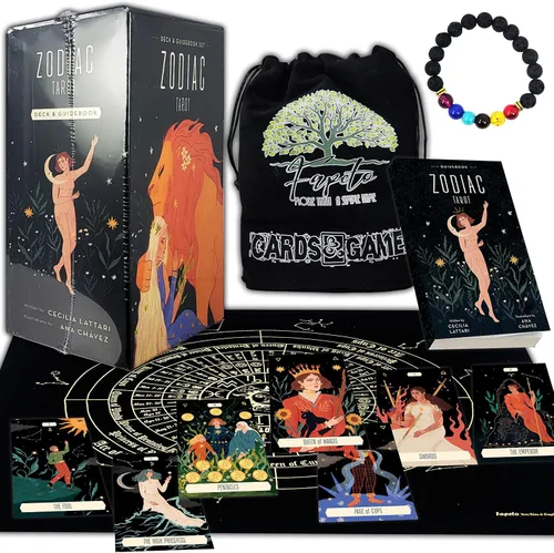Vista 8 de Paquetes de cartas de tarot y oráculos para adivinación y chakras (oráculo de luz oscura)
