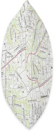 Vista 2 de Decatur GA Map (2017) Almohada de tiro