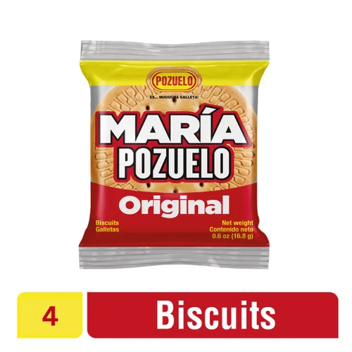 Vista 6 de María Pozuelo, Galletas originales, 8.89 oz (paquete de 3) Paquetes de aperitivos individuales