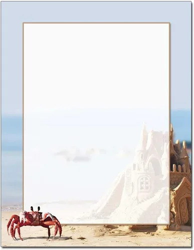 Vista 4 de Along the Beach - Papel para impresora láser y de inyección de tinta (25 unidades)