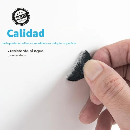 Vista 2 de Art3d 40 juegos de puntos adhesivos de gancho y bucle, 1 pulgada x 1 pulgada. Círculo adhesivo de doble cara, resistente (redondo) Círculo