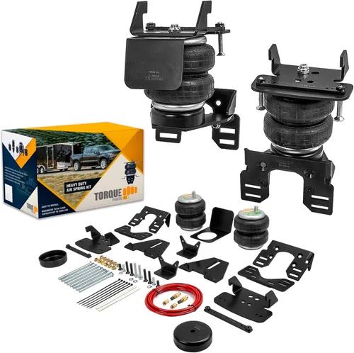 Vista 8 de TORQUE Kit de suspensión de bolsa de aire para Ford F350 F450 2017-2024 (solo chasis de cabina) 2WD 4WD F-350 F-450 Super Duty Bolsa auxiliar 000