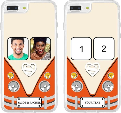 Vista 301 de Funda de teléfono personalizada para Apple iPhone 8 Plus iPhone 7 Plus, personalizada con foto, imagen, texto, imagen, diseño de imagen