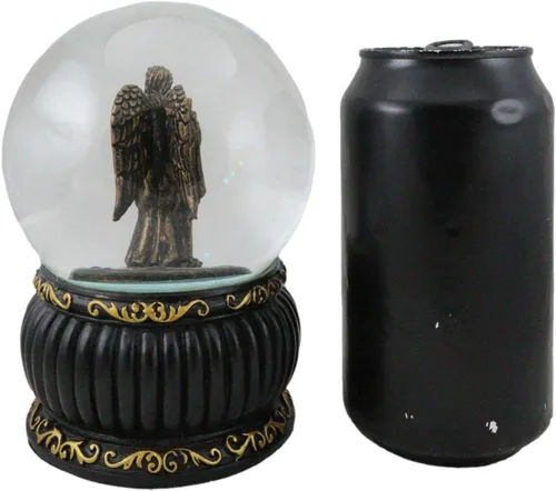 Vista 7 de Ebros Gift Guardian Santo Arcángel San Rafael Ángel de Sanación con purpurina con placa de oración, base de arte de desplazamiento dorado de 5.25
