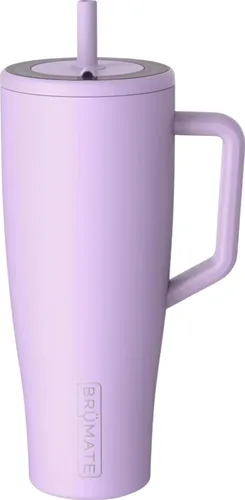 Vista 9 de BrüMate Era Vaso Térmico de 20 oz con Asa y Pajilla Vaso Térmico Aislante 100% A Prueba de Fugas con Tapa y Pajilla Hecho de Acero Inoxidable