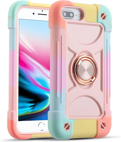 Vista 59 de MARKILL Compatible con iPhone Se3/iPhone Se2, Funda para iPhone 6/6S, Funda para iPhone 7/iPhone 8 de 4.7 Pulgadas con Soporte Anular, Funda