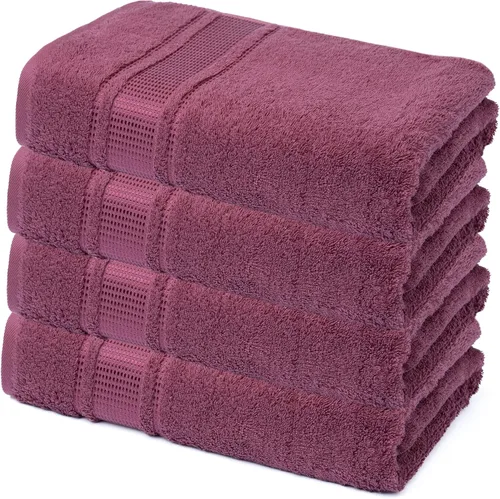 Vista 23 de Melissa Linen, Toalla de baño, 100% algodón turco para baño, toalla de ducha absorbente, de secado rápido, duradera y suave, 35 x 60 pulgadas Azul