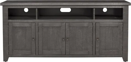 Vista 10 de Martin Svensson Home Foundry - Centro de entretenimiento de madera de 65 Negro y Miel