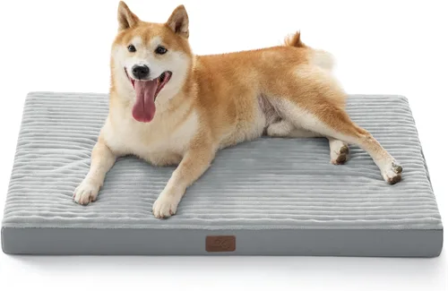 Vista 9 de Bedsure ComfyFleece Cama para perros pequeños, camas ortopédicas para mascotas con funda extraíble lavable, no impermeable, alfombrilla de espuma