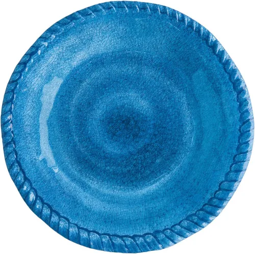 Vista 2 de [Usado] UP UPware - Platos redondos de melamina para postre, platos pequeños para servir, para aperitivos, aperitivos y guarniciones, azul, 6