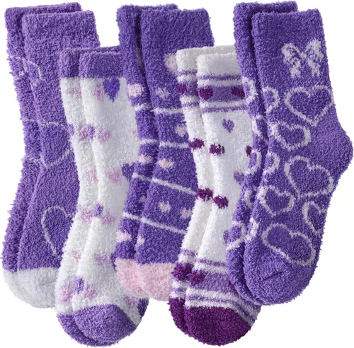 Vista 20 de Calcetines mullidos para mujer, esponjosos, cálidos, tipo pantufla de invierno, de microfibra, suaves, para dormir en casa 1 par Blanco