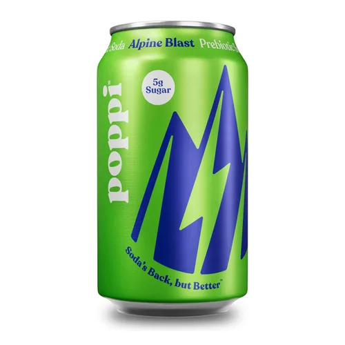 Vista 10 de Poppi Refresco Prebiótico, Doc Pop, 12 Fl Oz (Paquete de 1)