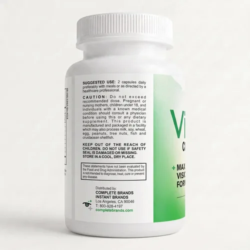 Vista 3 de Suplemento dietético Instant visión máxima fuerza visión apoyo fórmula, 60 cápsulas