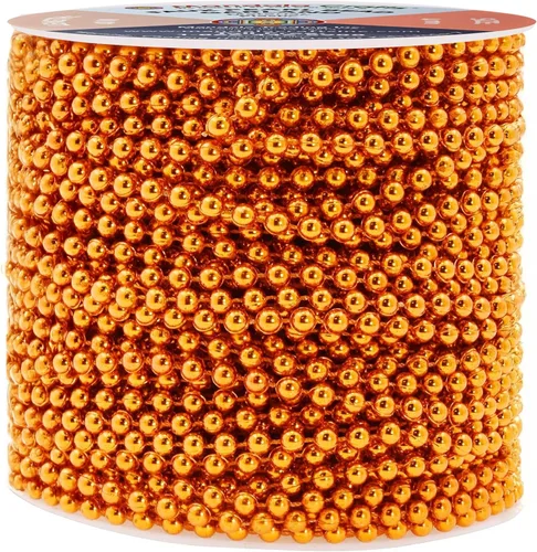 Vista 69 de Mandala Crafts Cadena de guirnalda de perlas negras de imitación de 0.157 in 44 YDs Roll, Durable Fishing Line, Indoor Outdoor, for Wedding Decor