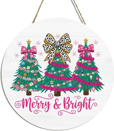 Vista 9 de Decoración de gnomos de Navidad para interiores, decoraciones de Navidad azules, muñeco de nieve, copo de nieve, rústico, granja, madera, placa
