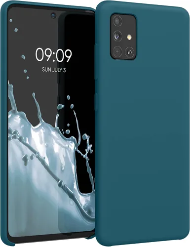 Vista 71 de kwmobile Funda Compatible con Samsung Galaxy A14 5G - Funda de teléfono de TPU y silicona con acabado suave - Verde Lima