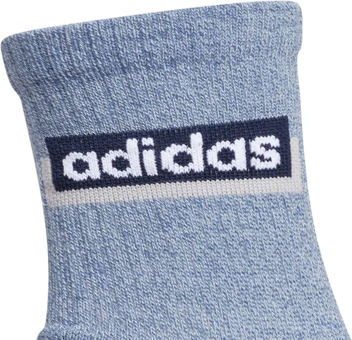 Vista 3 de adidas Men's Sport Linear High Quarter Socks (3-Pair)