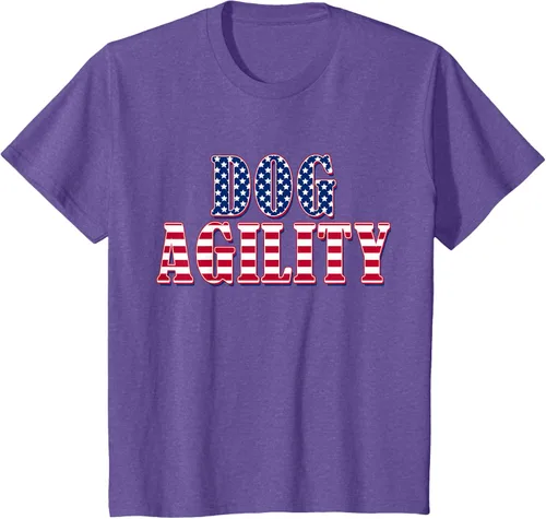 Vista 39 de Dog Agility American Flag - Camiseta de agilidad para perros, Negro
