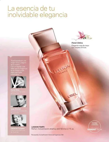 Vista 2 de L'bel LIASSON TEMPS Eau de Parfum pour Femme - Perfume por L'BEL PARIS 1.7 oz (1.7 oz)