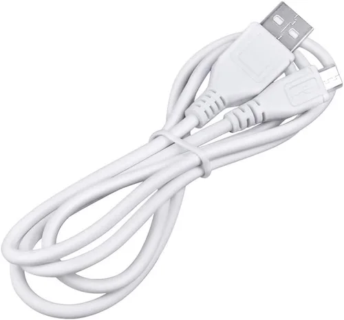 Vista 2 de PK Power 3.3ft blanco Micro USB adaptador cable cargador cable para Edifier MP100 MP200 altavoz portátil Power