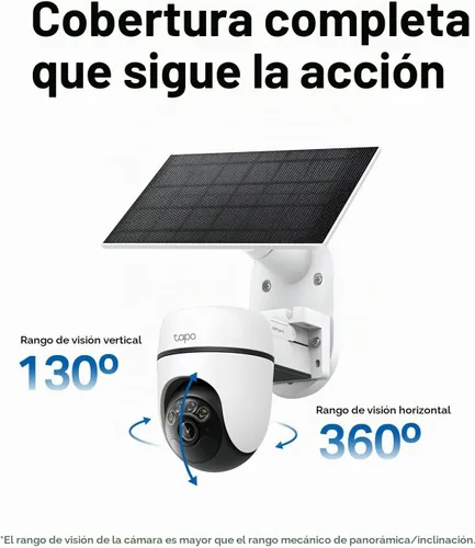 Vista 2 de Tapo 2K Outdoor Pan/Tilt Wireless Security Camera, C610 KIT