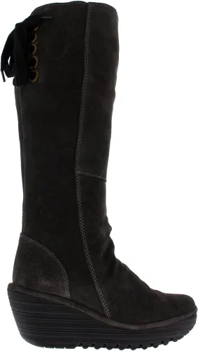 Vista 4 de Botas Diesel Fly London Yust invierno aceite gamuza cuña Diesel botas hasta la rodilla