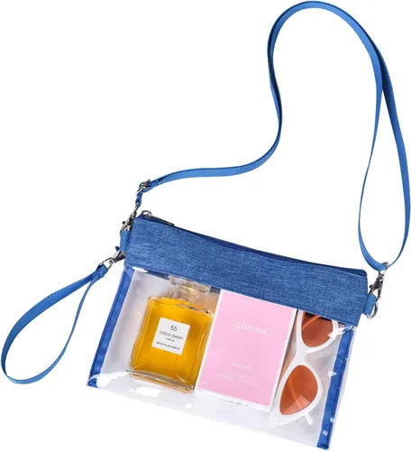 Vista 16 de Clear Crossbody Purse Bag Stadium Approved Clear Tote Bag for Work Concert Sports