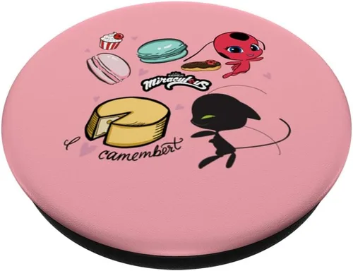 Vista 2 de Miraculous Ladybug Tikki y Plagg Bakery PopSockets Standard PopGrip