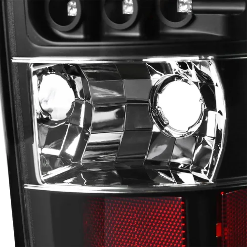 Vista 6 de SPEC-D TUNING Luces traseras LED de carcasa negra compatibles con Chevy Silverado 1500 2500 3500 2003-2006, Chevy Silverado 3500 2004-2006, montaje