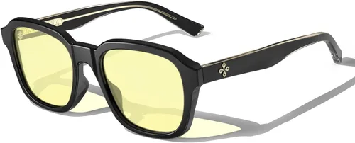 Vista 8 de VISOONE Blue Light Blocking Glassees Woman Men Anti Eyestrain Negro