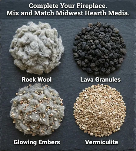 Vista 7 de Midwest Hearth Brasas Ardientes - Bolsa de 6 oz
