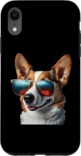 Vista 23 de iPhone 16 Pembroke Welsh Corgi with Sunglasses Case
