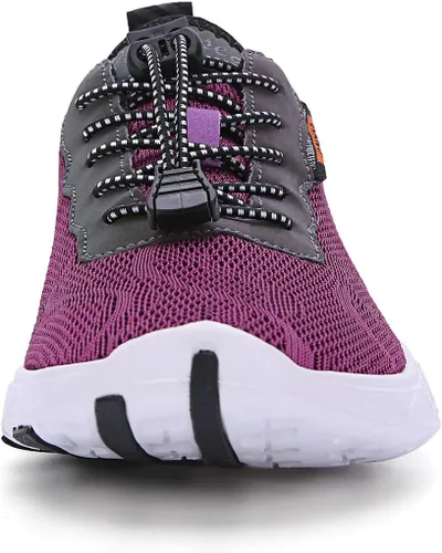 Vista 9 de Whatseaso Zapatos acuáticos para mujeres y hombres, ligeros, de secado rápido, para playa, adultos, zapatos deportivos para natación, surf, piscina