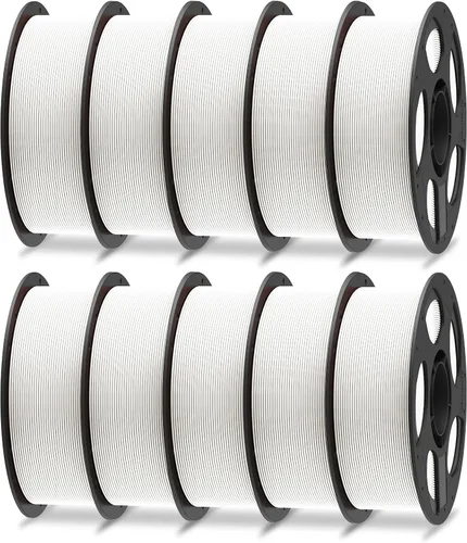 Vista 57 de ANYCUBIC Filamento PLA Plus (PLA+), paquete de filamento para impresora 3D de 0.069 in, alta dureza, precisión dimensional +/- 0.001 in, impresión
