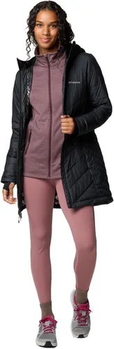 Vista 4 de Columbia Chaqueta larga con capucha Heavenly para mujer Negro