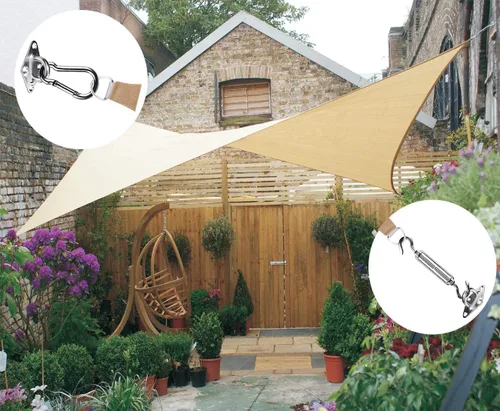 Vista 3 de LOVE STORY Kit de accesorios para toldo de 5 pulgadas, acero inoxidable 304, para instalación de toldo rectangular en cubiertas, jardines, césped