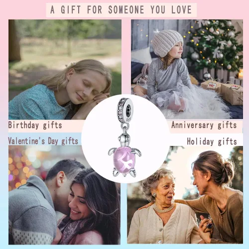 Vista 82 de LNQOBU Happy Life - Colgante para pulseras de abalorios, plata de ley 925 para mujer (con un espaciador de cuentas)