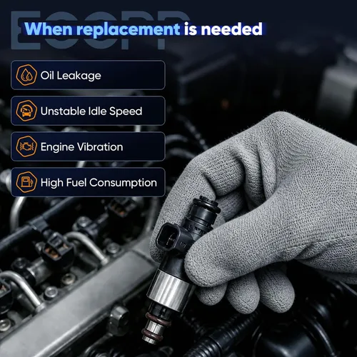 Vista 7 de ECCPP Inyectores de combustible para Mazda 2006-2014 0280158103 12 agujeros