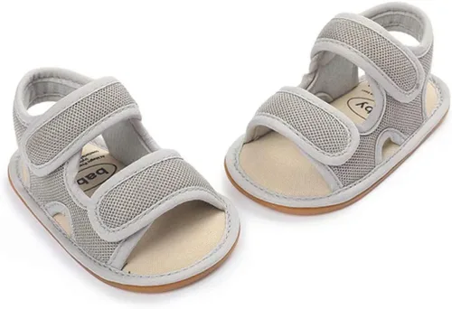 Vista 6 de Sandalias de bebé para niños y niñas premium transpirable antideslizante suela de goma infantil verano al aire libre zapatos para niños primeros