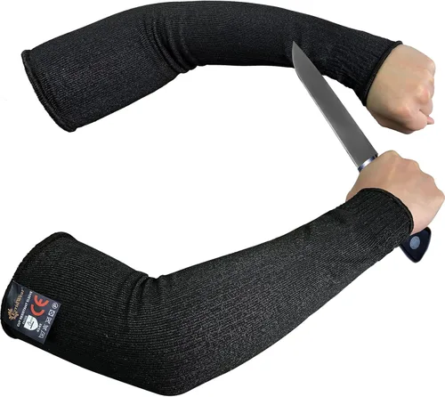 Vista 8 de Evridwear Mangas protectoras para brazos resistentes a los cortes, mangas de agricultores para hombres para trabajo, jardinería, agricultura