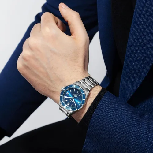 Vista 2 de Venezianico Nereide 39 Automático Azul SS, Reloj de buceo