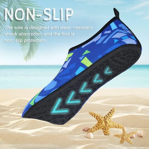 Vista 2 de ANLUKE - Zapatos para agua, de secado rápido, ideales para yoga acuático, playa, natación, surf, para mujeres y hombres