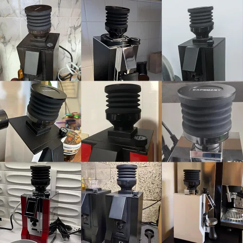 Vista 3 de Molinillo de café Tolva de dosis única para Eureka Mignon Grinder 2 en 1 Función Molinillo de café Accesorios Tolva Presión Mano de Silicona Fuelle